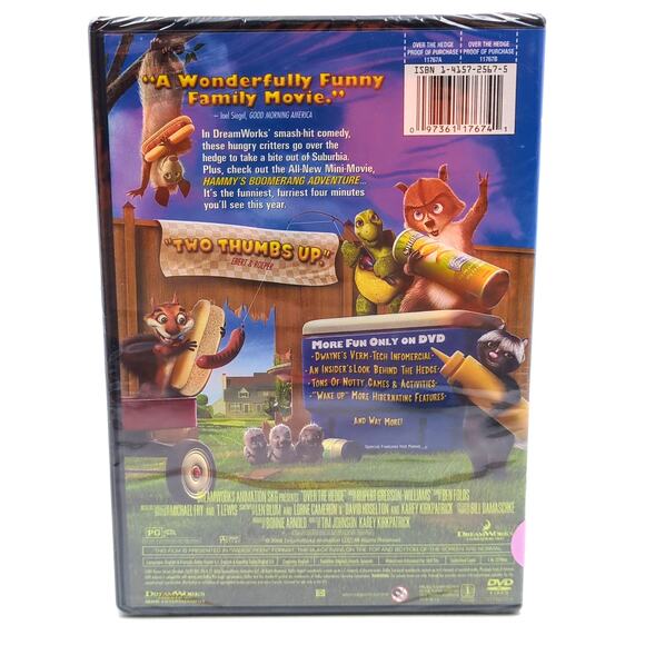 Over the Hedge Brand New Sealed DVD Widescreen Family Animated Film 2006 PG - Picture 2 of 2